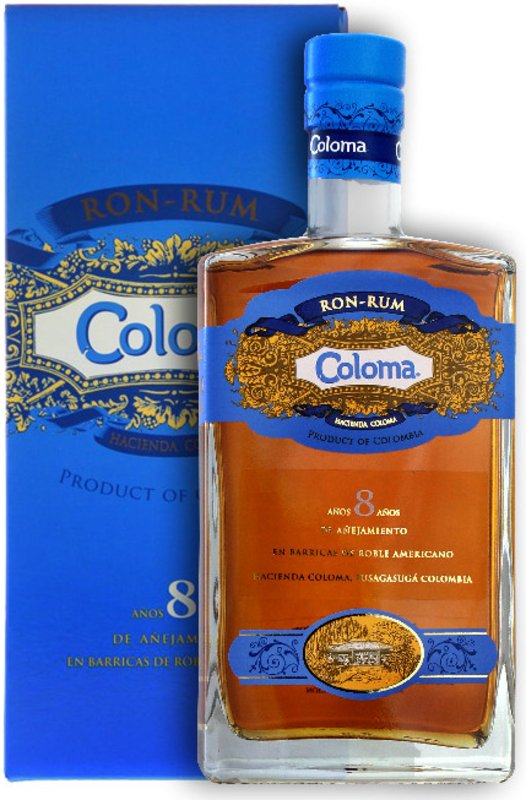 kolumbie Coloma Rum 8y 40% 0,7l (holá láhev)