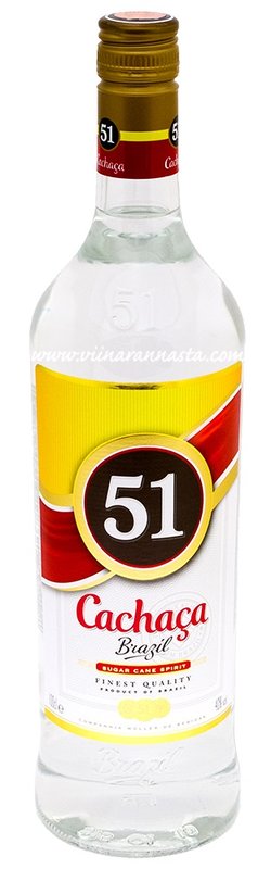 Levně Cachaca 51 Pirassununga 1l