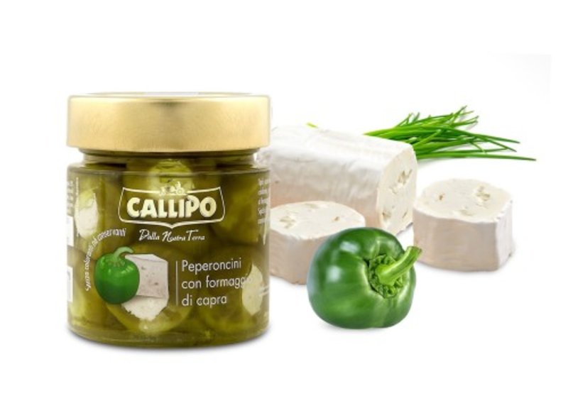 Callipo Plněné zelené papričky kozím sýrem 240g l