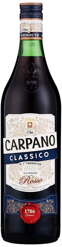 vermuty Vermouth Carpano Classico Rosso 16% 1 l