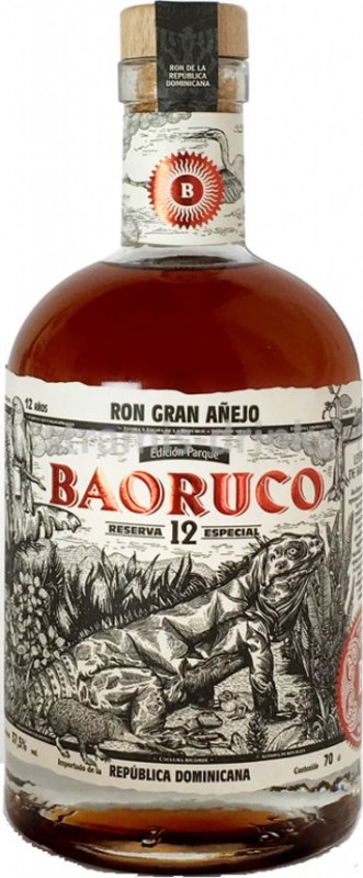 třtinový rum Baoruco Parque 12 y.o. 37,5 % 0,7 l