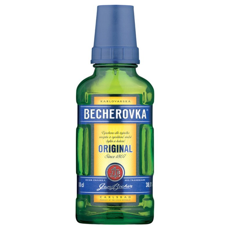 Becherovka 38% 0,1 l (holá láhev)