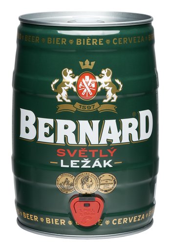 BERNARD Světlý ležák 11° Soudek 5l