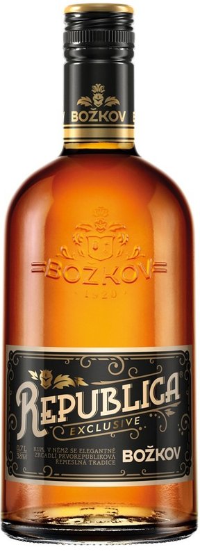 Božkov Republica Exclusive 38% 0,7 l (holá láhev)