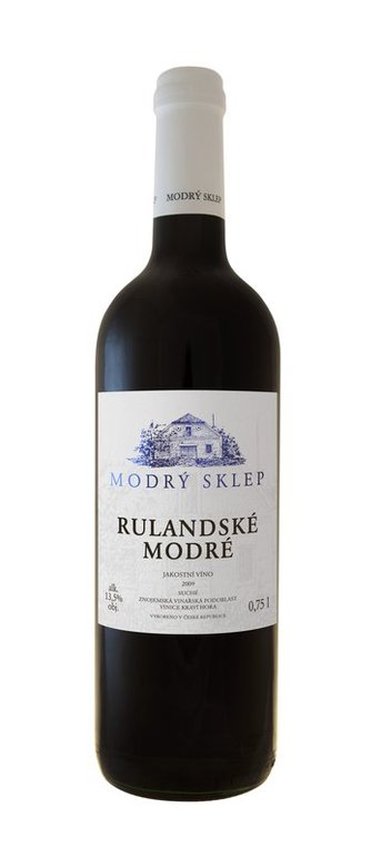 Modrý sklep Rulandské modré Jakostní 2018