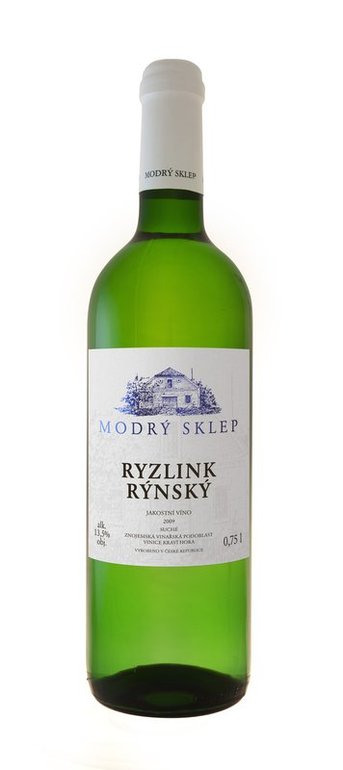 Modrý sklep Ryzlink rýnský Jakostní 2020