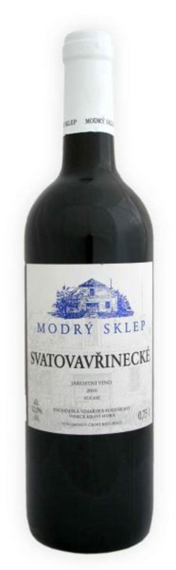 Modrý sklep Svatovavřinecké Jakostní 2018 0,75 l