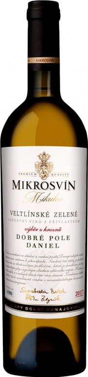 Mikrosvín Veltlínské zelené Výběr z hroznů 2018