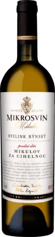 Mikrosvín Ryzlink rýnský Pozdní sběr 2017