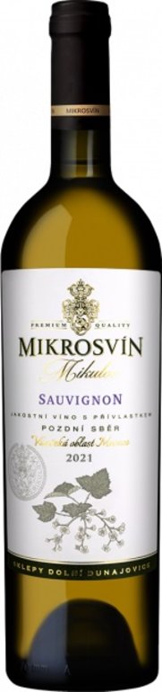 Mikrosvín Sauvignon Pozdní sběr 2022