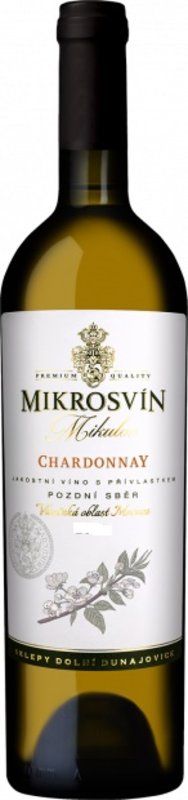 Mikrosvín Mikulov Chardonnay Pozdní sběr Fower line 2022 0,75 l