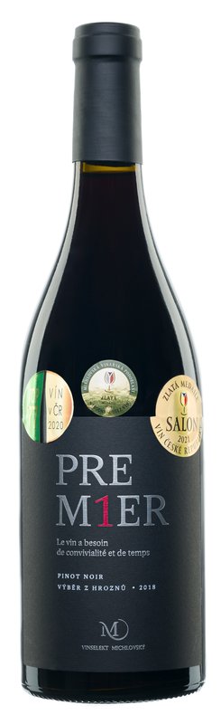 Levně Michlovský Pinot Noir Premier Výběr z hroznů 2018