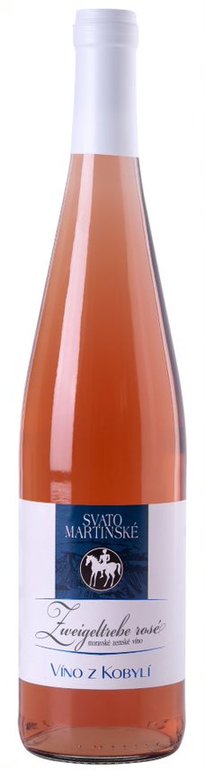 Svatomartinské Zweigeltrebe rosé 2022 0,75 l