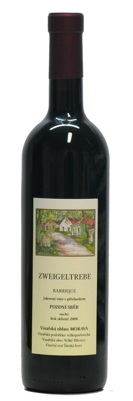 Mádl František Zweigeltrebe Barrique Pozdní sběr 2008 0,75 l