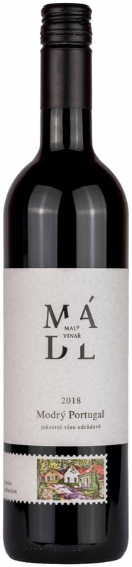 Mádl František Modrý Portugal jakostní víno 2021 0,75 l