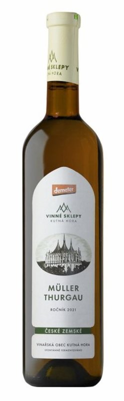 Vinné sklepy Kutná Hora Müller Thurgau Zemské 2021 0,75 l