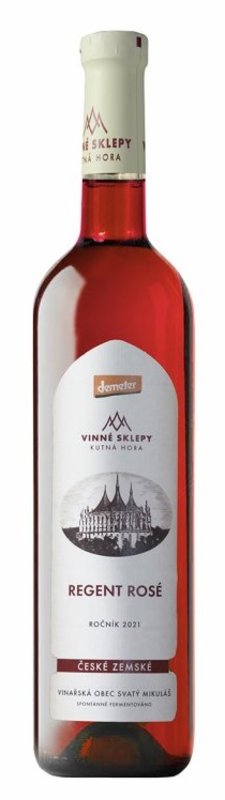 VINNÉ SKLEPY KUTNÁ HORA Regent rosé 2021 0,75l