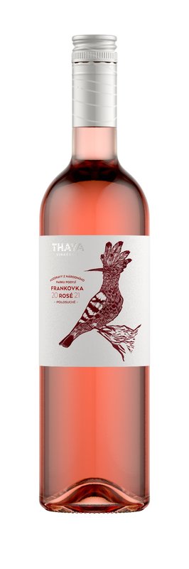 Thaya Frankovka rosé - Pozdravy z národního parku Pozdní sběr 2021 0,75l 12,5%