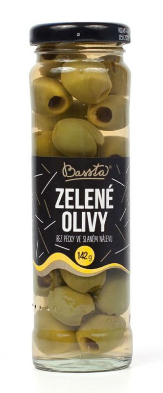 Levně Zelené olivy bez pecky 142g