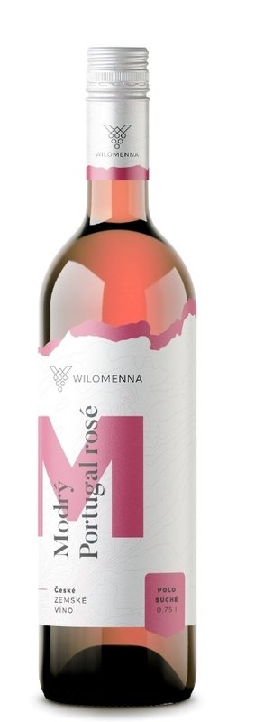 Levně Wilomenna Modrý Portugal Rosé Zemské 2021