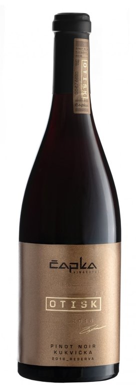 Čapka Pinot Noir Výběr z hroznů 2018