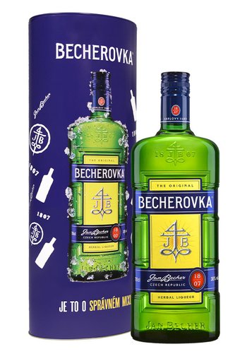 Becherovka 0,7l Plechová tuba