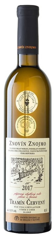 ZNOVÍN Tramín červený Výběr z cibéb 2017 0,5 l