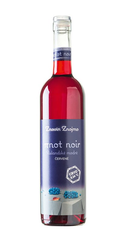 Rulandské modré 2019 výběr z hroznů pinot Znovín Znojmo 0,75l