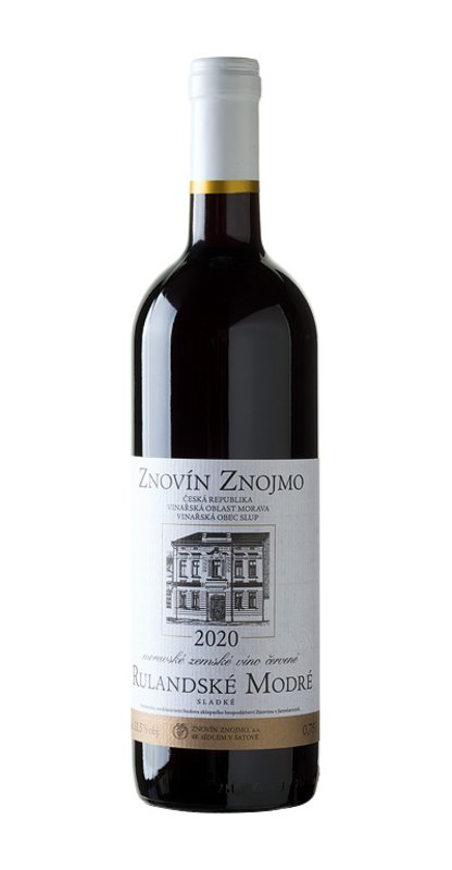 Znovín Rulandské modré zemské 2020 0,75 l