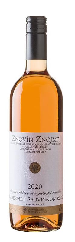 Levně ZNOVÍN Cabernet Sauvignon Rosé Jakostní 2020