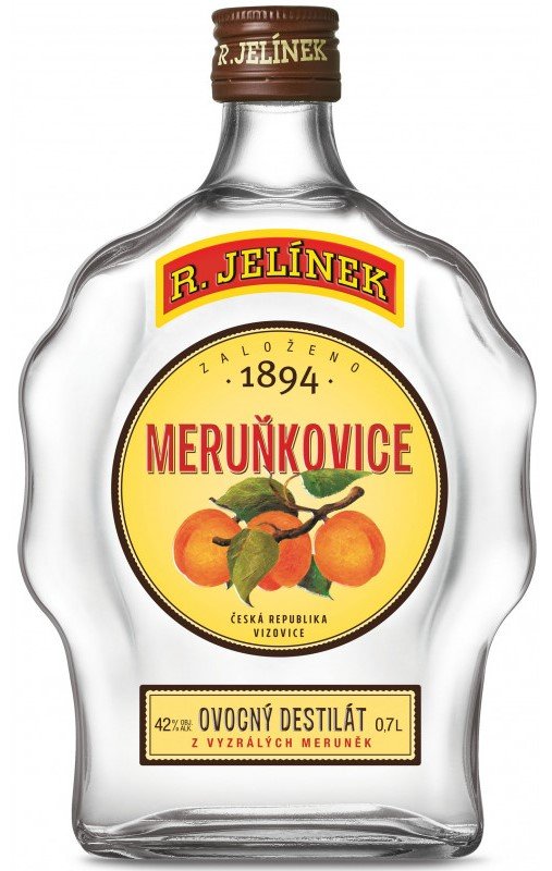 R, Jelínek Meruňkovice 42% 0,7 l (holá láhev)