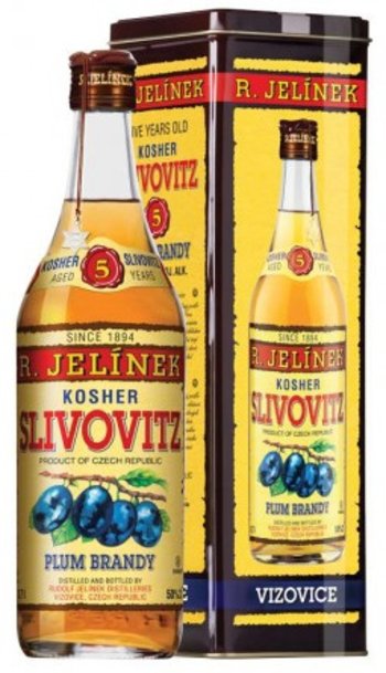 Slivovice Kosher zlatá plech 0,7l