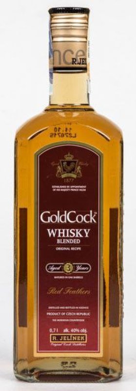Gold Cock 3y 40% 0,7 l (holá láhev)