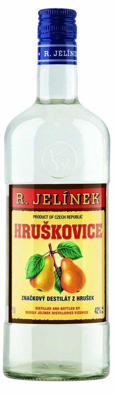 R, Jelínek Hruškovice 42% 1 l (holá láhev)