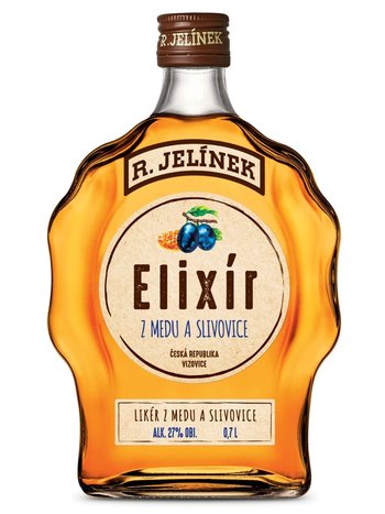 Elixír z medu a slivovice 0,7l 14,7%
