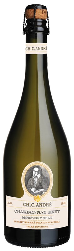 Šlechtitelská stanice vinařská Chardonnay brut 0,75 l