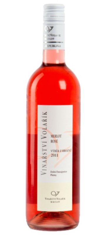 Vinařství Volařík Merlot Rosé Výběr z hroznů 2021 0,75