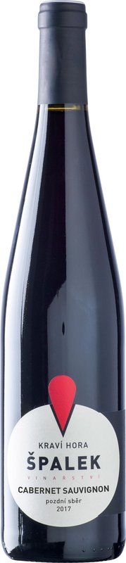 Rodinné vinařství Špalek Cabernet Sauvignon Pozdní sběr 2017 BIO 0,75 l