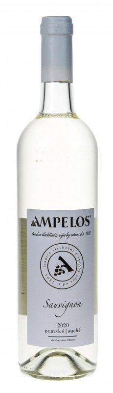 Ampelos Sauvignon zemské 2020 0,75 l