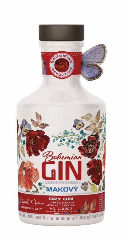 Bohemian Bohemian Gin Makový 45% 0,5 l