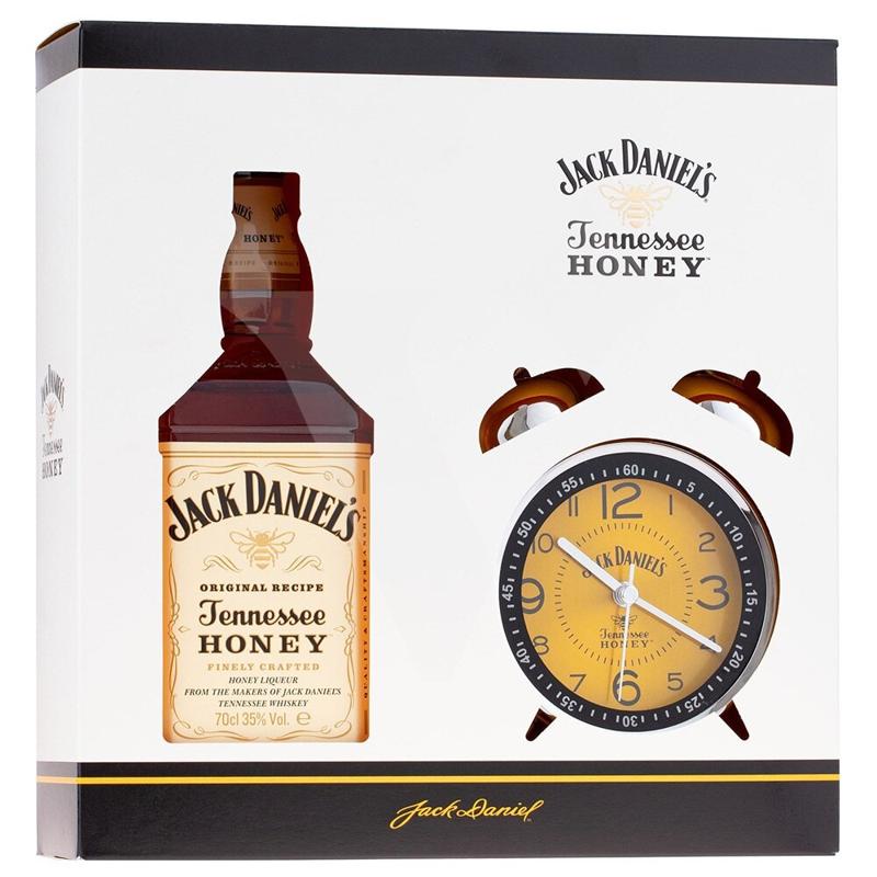 Jack Daniel's Honey 35% 0,7 l (dárkové balení budík)