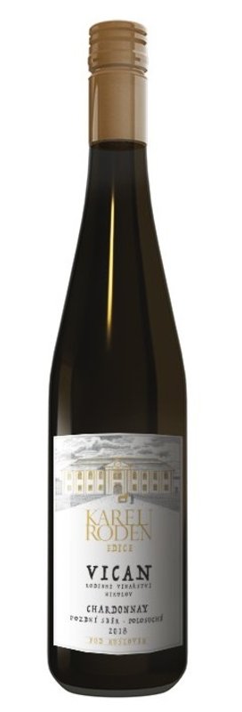 Vican rodinné vinařství Chardonnay Pozdní sběr 2020 Edice Karel Roden 0,75 l