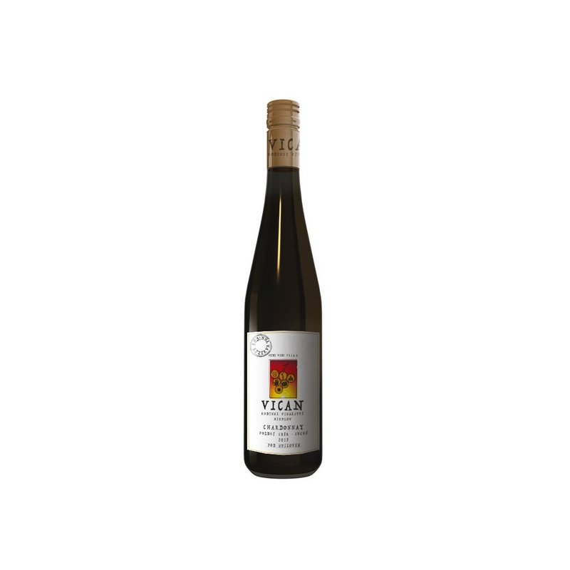 Vican rodinné vinařství Chardonnay výběr z hroznů 2020 0,75 l