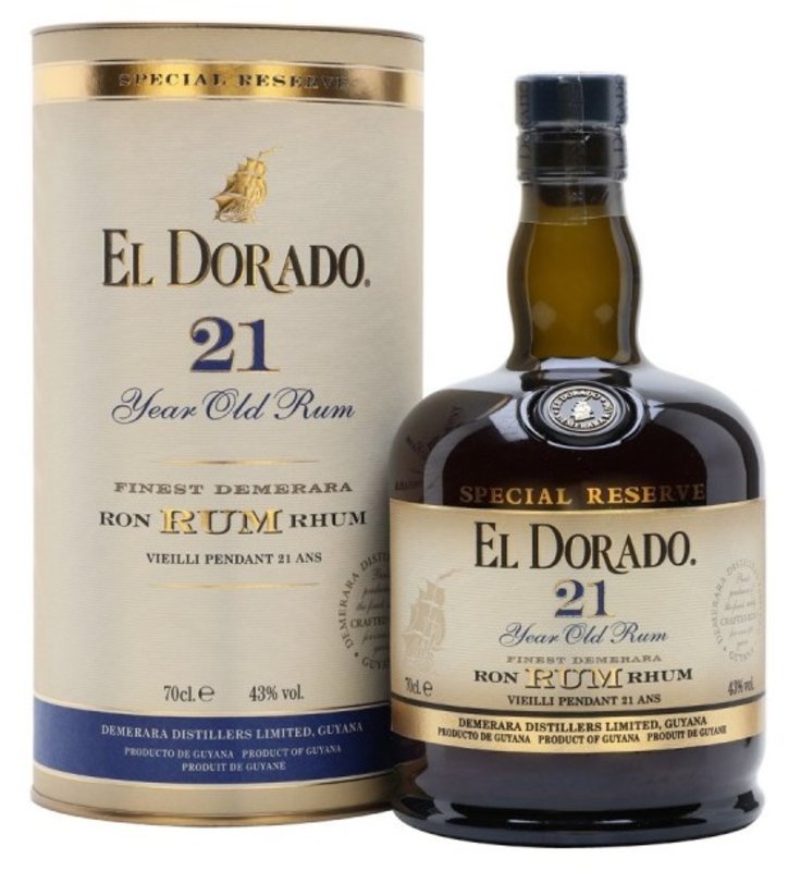 Levně Rum El Dorado 21YO 0,7l 43%