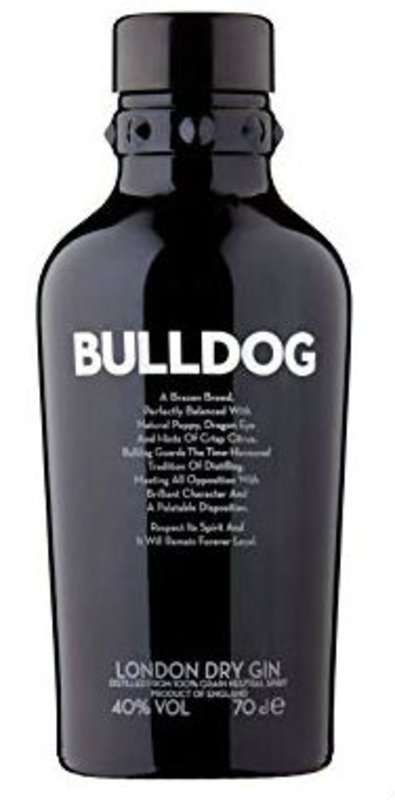 Levně Bulldog London Dry 40% 1l