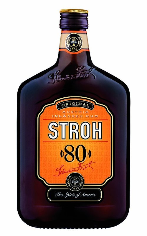 Stock Stroh rum 80% 0,5 l