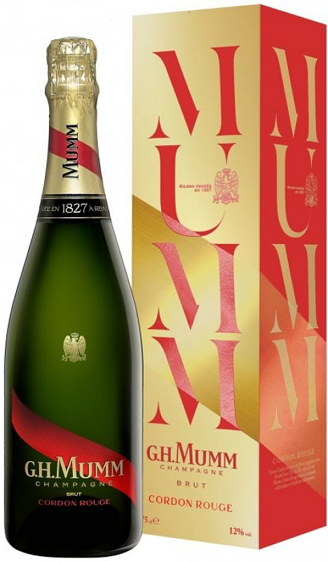 Mumm Champagne Brut Cordon Rouge Gift Box 0,75 l