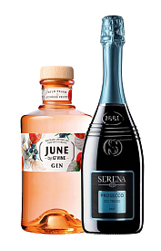 June Gin Peche 37,5% 0,7l + Prosecco zdarma