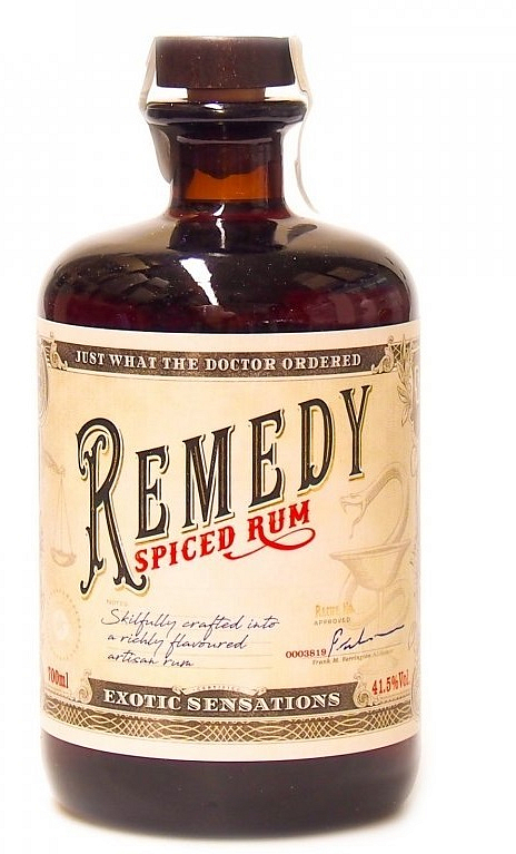 Remedy Spiced Rum 40% 0,7 l (holá láhev)