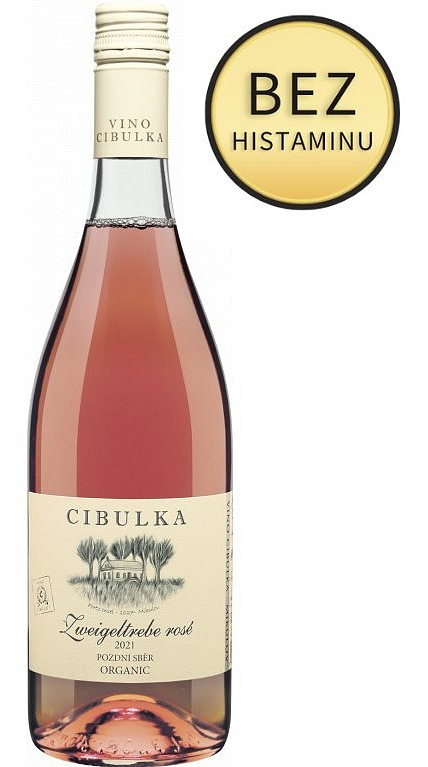 Víno Cibulka Zweigeltrebe rosé pozdní sběr 2021